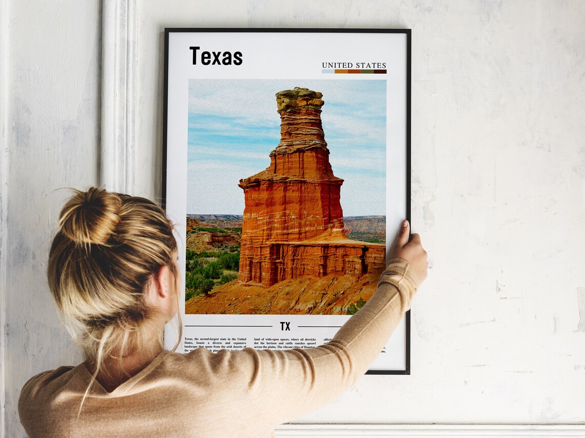 Texas Travel Poster, United States Photo - Image 5