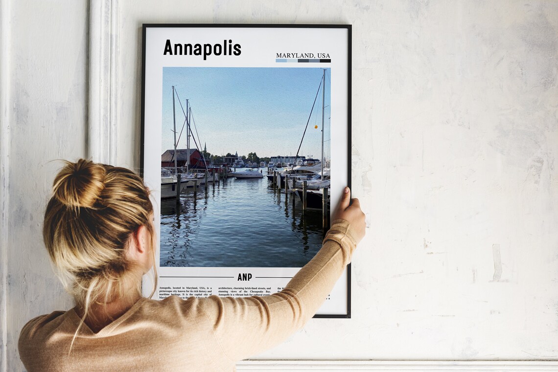 Annapolis Poster Annapolis Print Annapolis Wall Art United States Photo United States Poster United States Print - Image 5