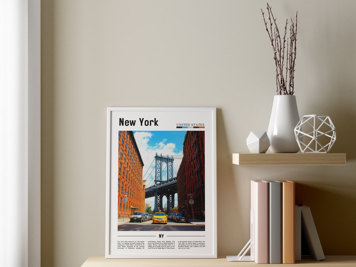 New York Poster New York Print New York Wall Art Ny Photo Ny Poster Ny Print New York Photo Travel Poster - Image 3