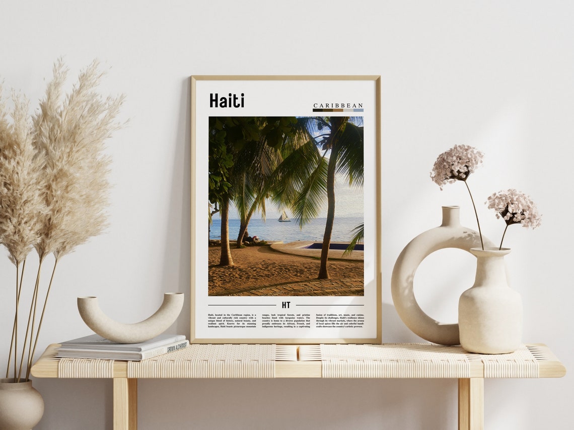 Haiti Poster Haiti Print Haiti Wall Art Caribbean Photo Caribbean Poster Caribbean Print Travel Poster - Image 6