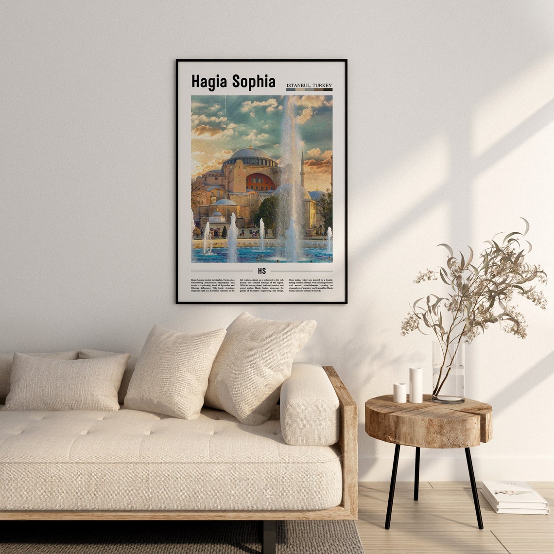 Hagia Sophia Poster Hagia Sophia Print Hagia Sophia Wall Art Europe Photo Europe Poster Europe Print Travel Poster - Image 2