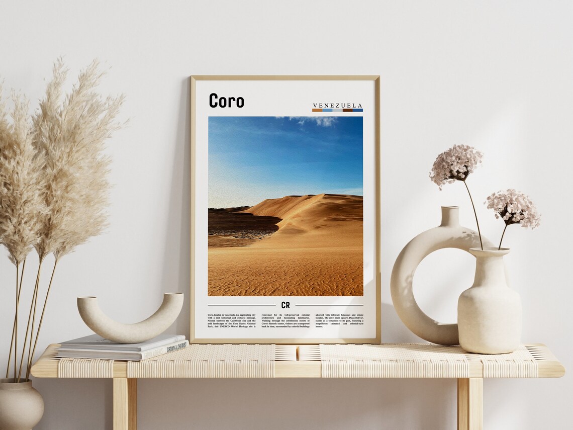 Coro Travel Poster, South America Wall Art - Image 6