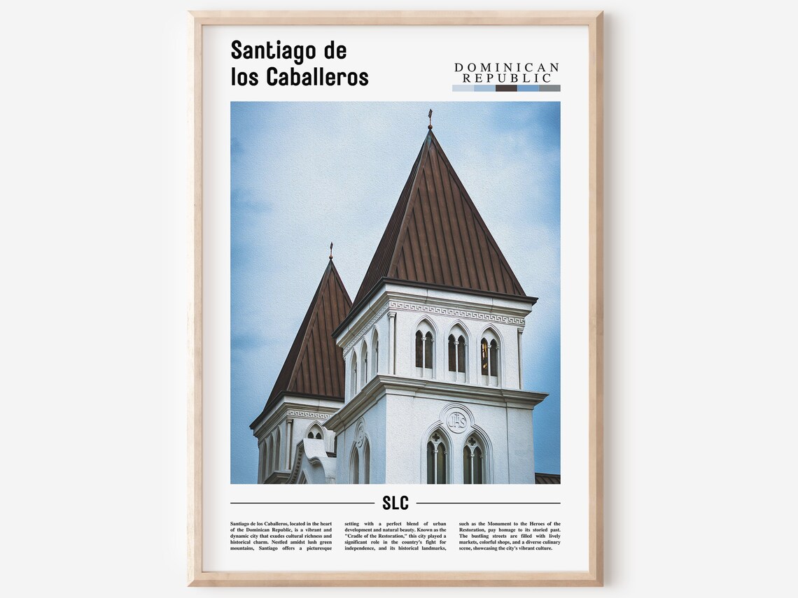 Santiago De Los Caballeros Oil Painting Poster