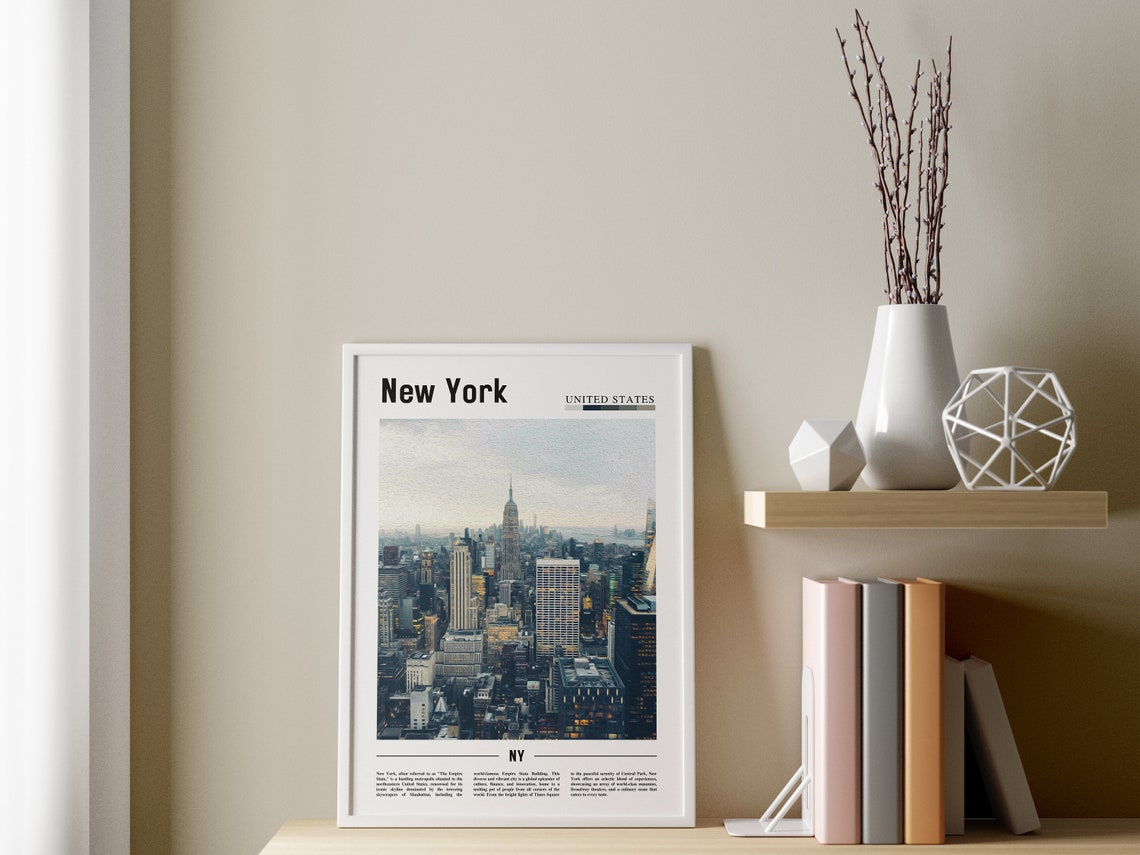 New York Poster New York Print New York Wall Art Ny Photo Ny Poster Ny Print New York Photo Travel Poster - Image 3