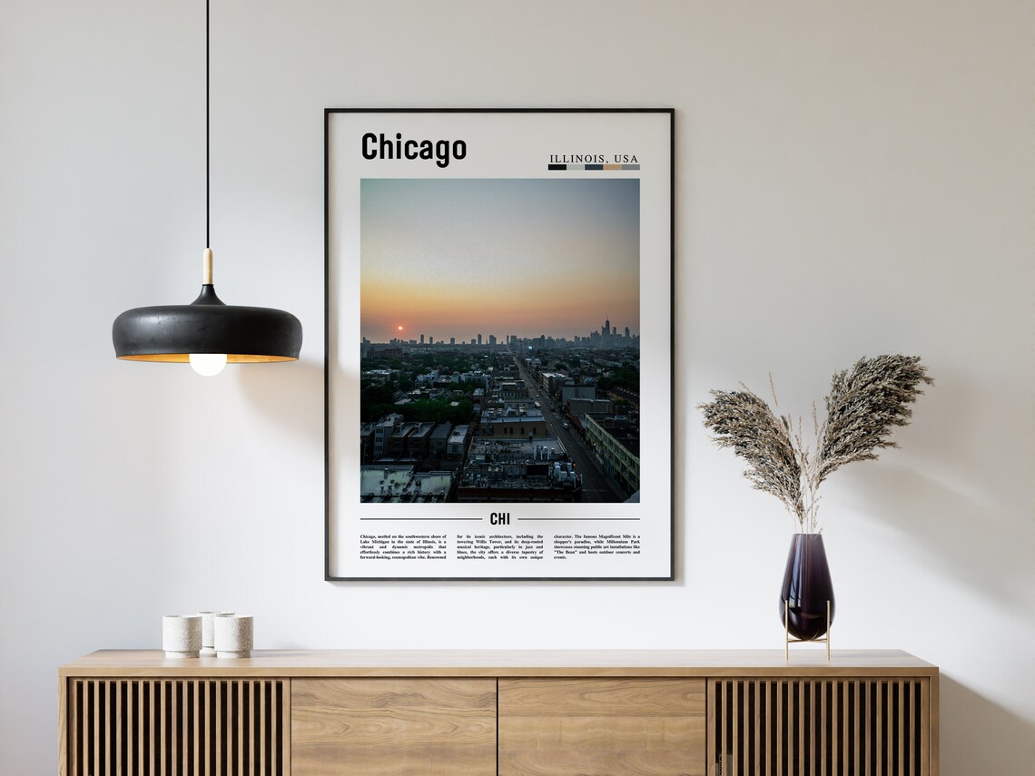 Chicago Travel Poster, United States Photo - Image 4