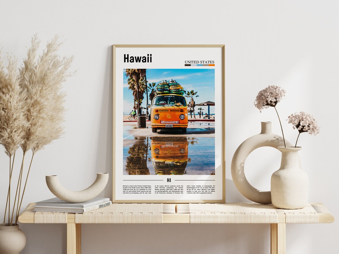 Hawaii Travel Poster, United States Photo - Image 6