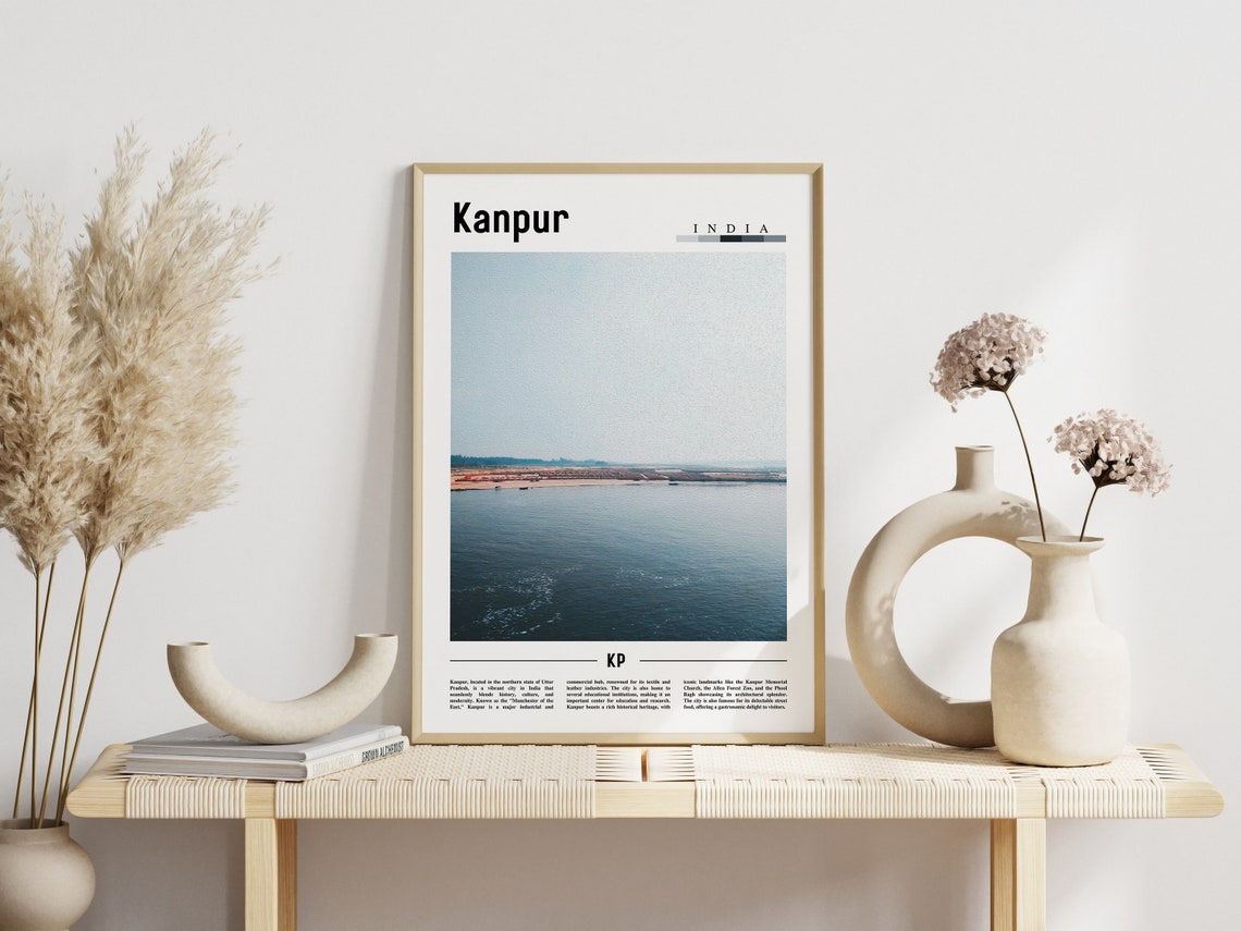 Kanpur Poster Kanpur Print Kanpur Wall Art Asia Print Asia Poster Asia Photo Minimal Travel Poster - Image 6