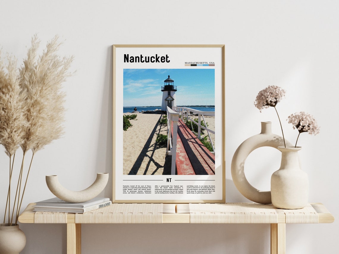 Nantucket Poster Nantucket Print Nantucket Wall Art United States Photo United States Poster United States Print - Image 6