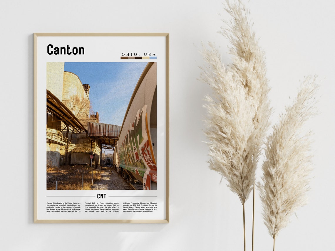 Canton Poster Canton Print Canton Wall Art United States Photo United States Poster United States Print - Image 4
