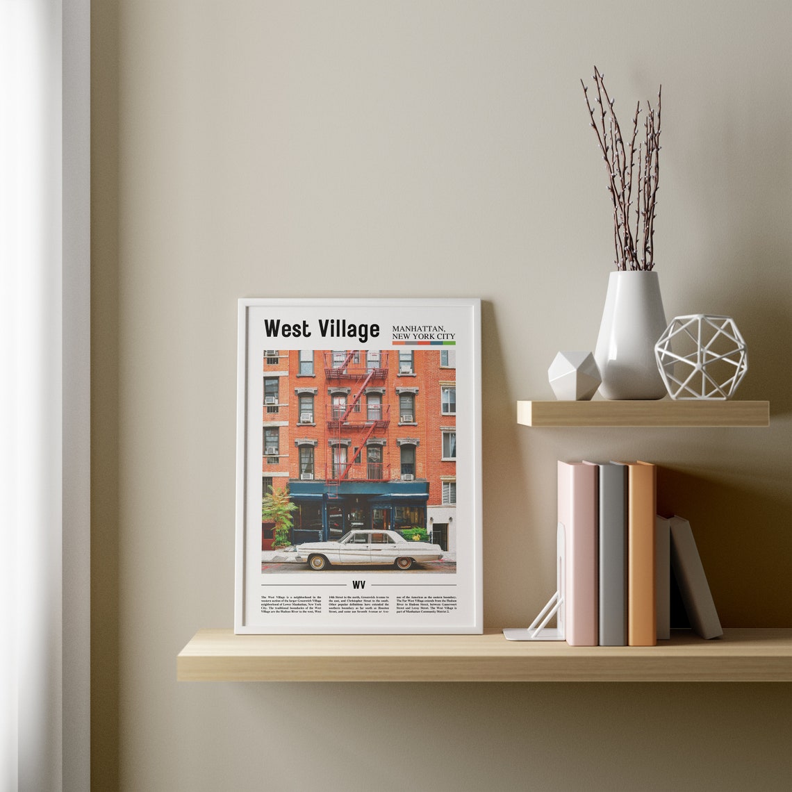 West Village, Travel Poster - Image 3