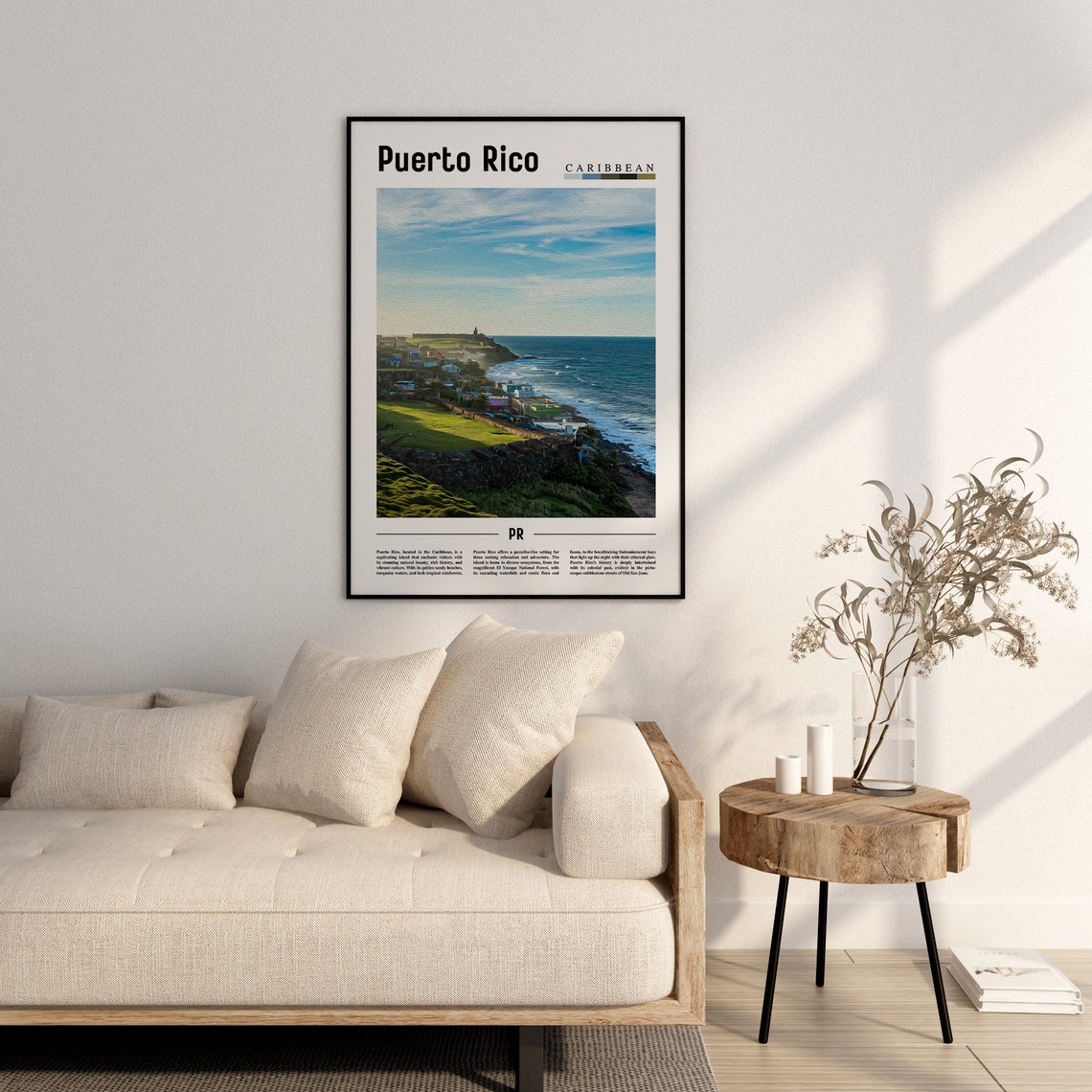 Puerto Rico Poster Puerto Rico Print Puerto Rico Wall Art Caribbean Photo Caribbean Poster Caribbean Print Travel Poster - Image 2