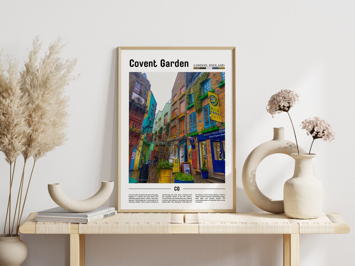 Covent Garden Poster Covent Garden Print Covent Garden Wall Art Europe Photo Europe Poster Europe Print Travel Poster - Image 6