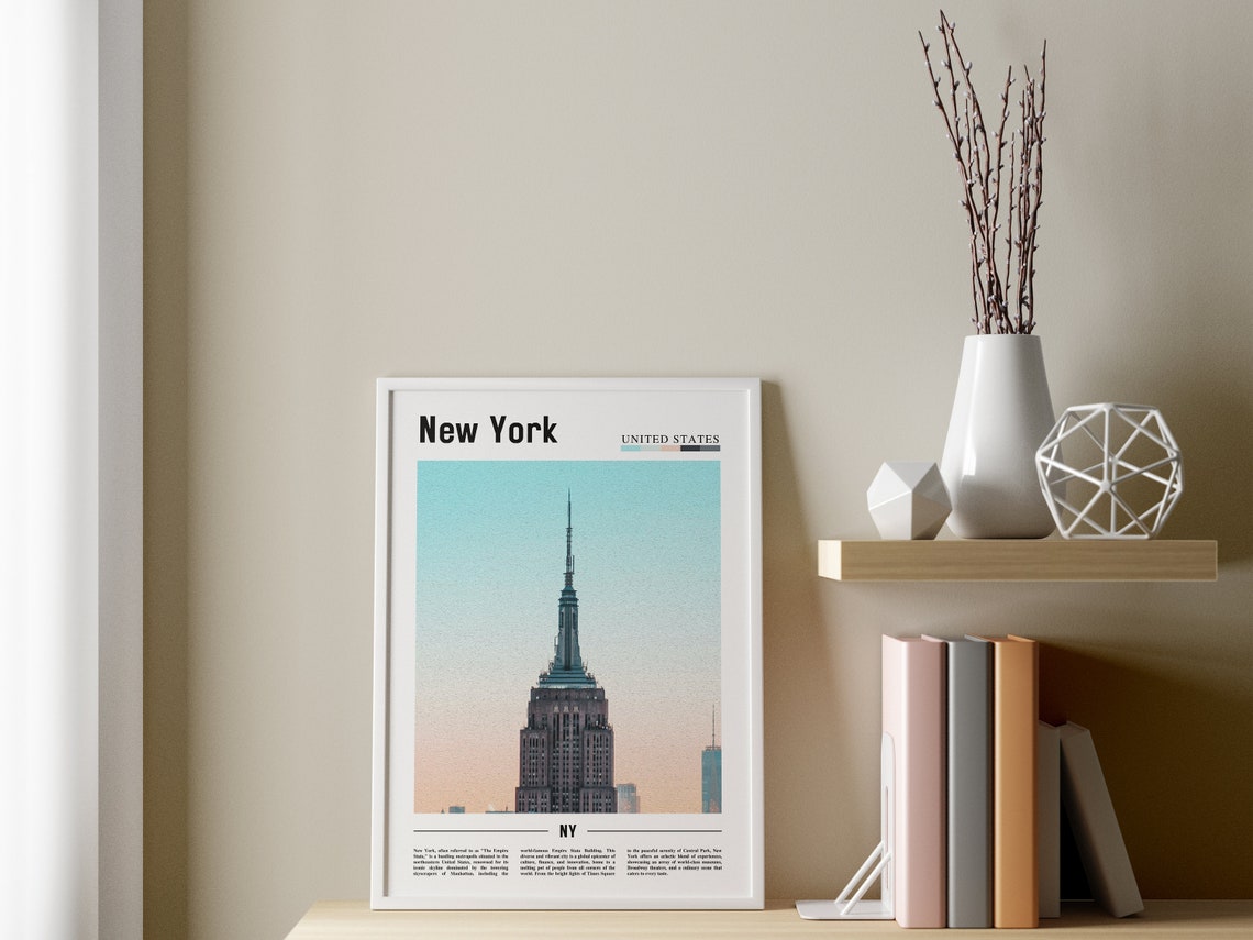 New York Travel Poster, NY Photo Print - Image 3