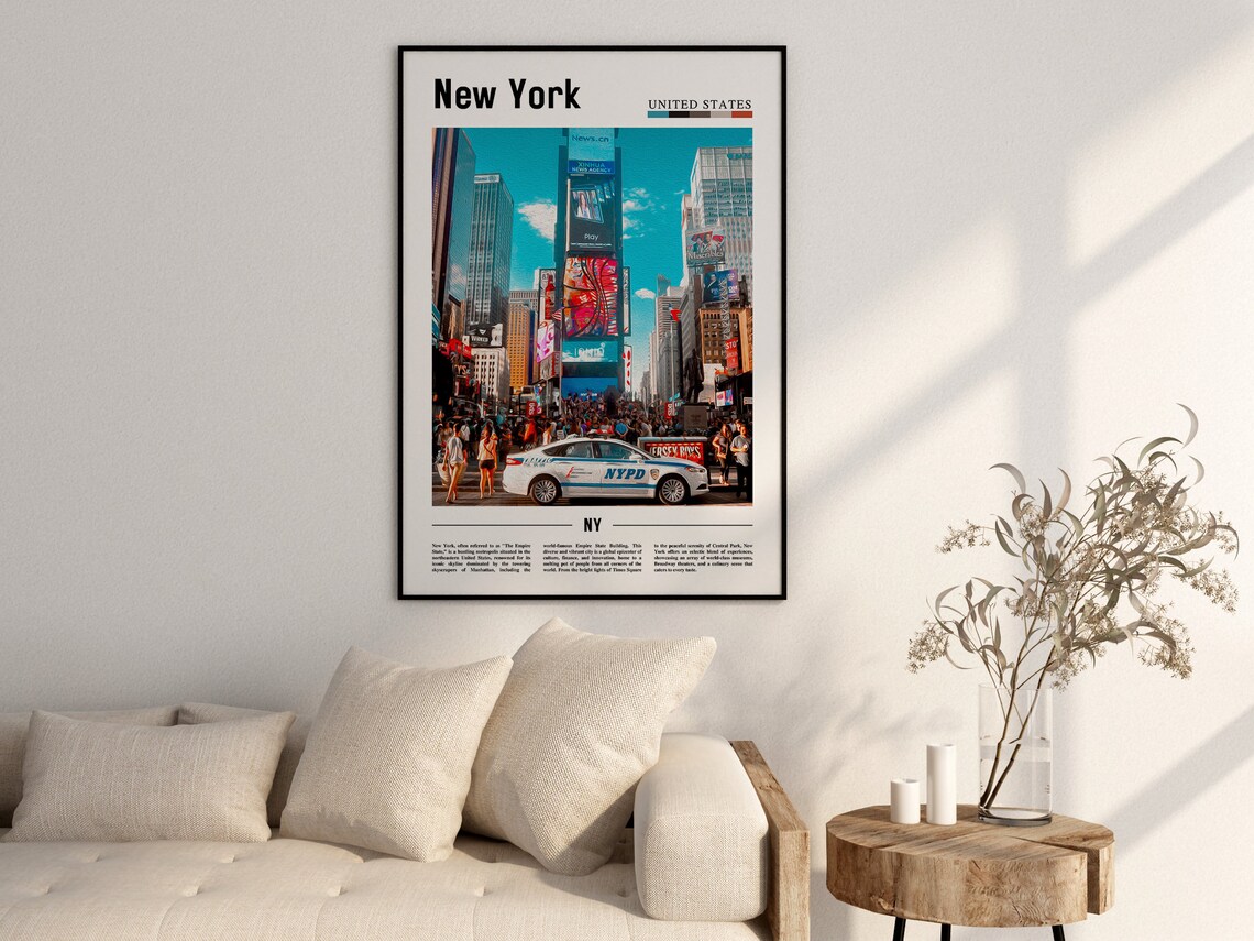 New York Travel Poster, NYC Photo Art Print - Image 2