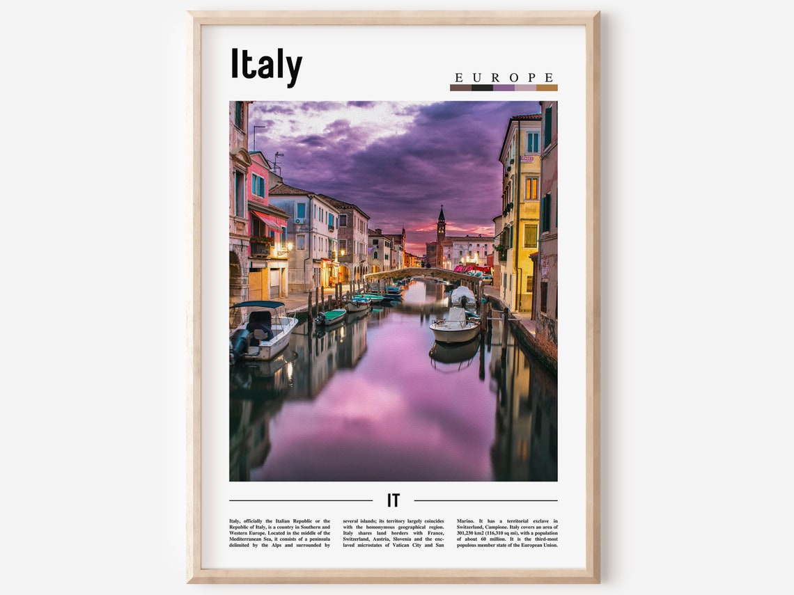 Italy Poster Italy Print Italy Wall Art Italy Photo Italy Poster Italy Print Italy Wall Art Minimal Travel Poster