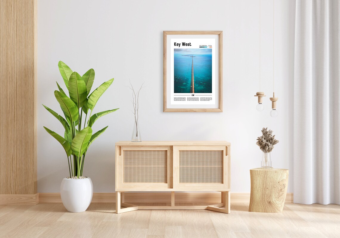 Key West Oil Painting Poster, Travel Artwork - Image 5