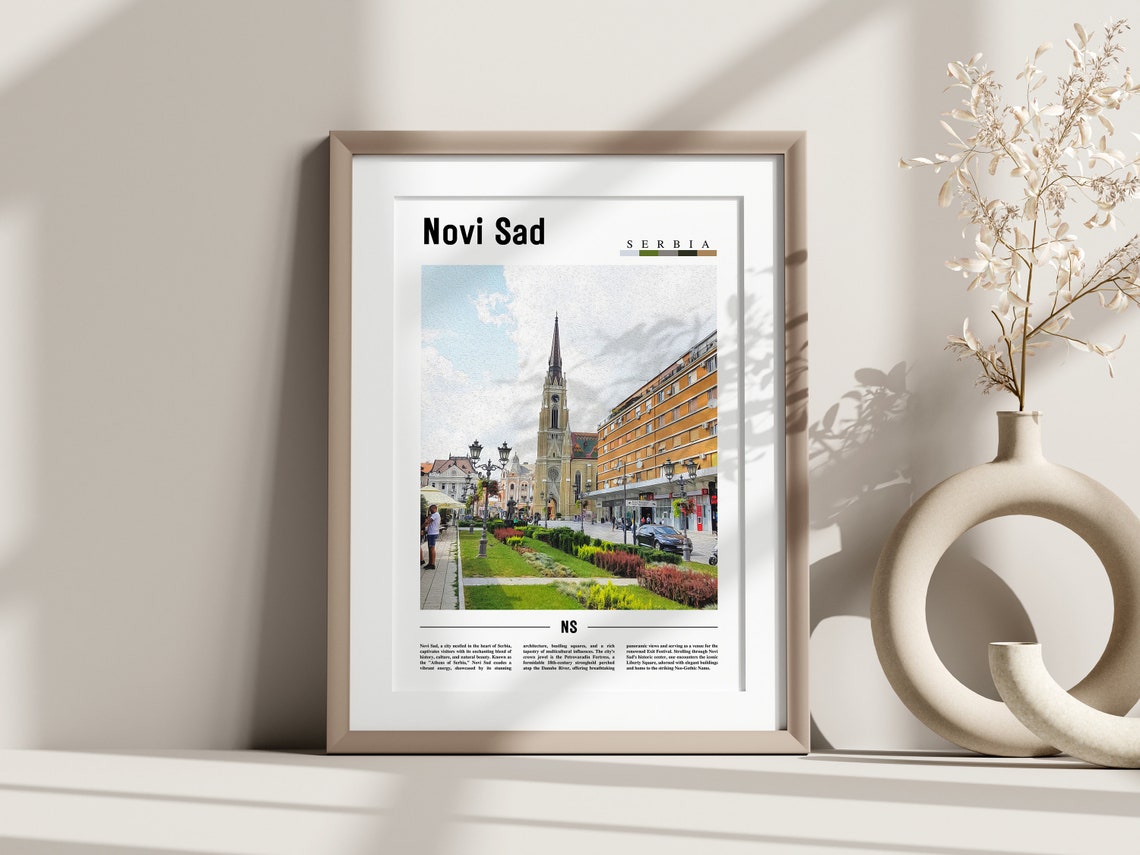 Novi Sad Poster Novi Sad Print Novi Sad Wall Art Europe Photo Europe Poster Europe Print Travel Poster - Image 3