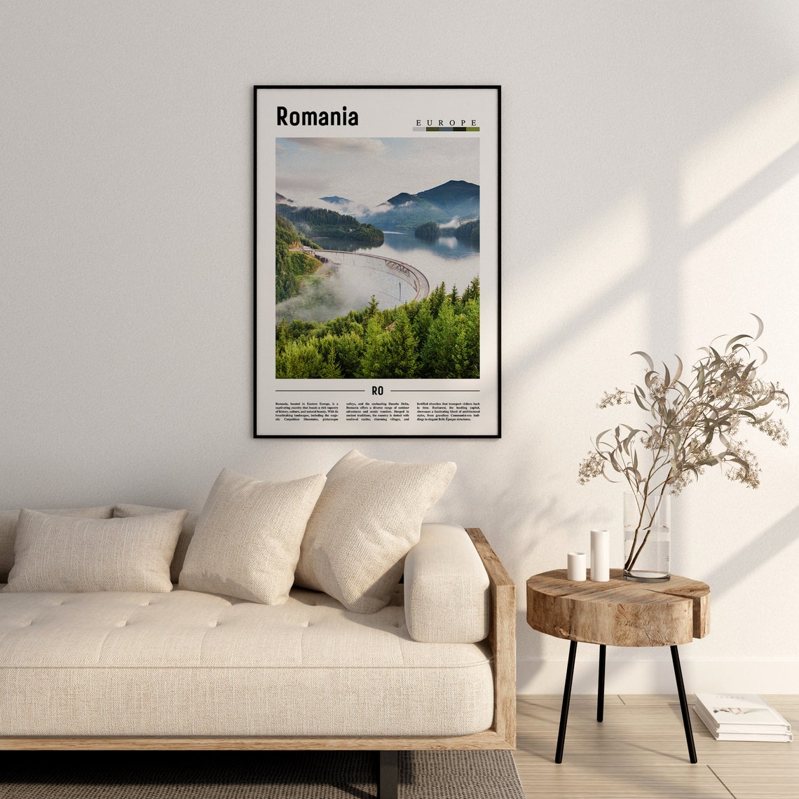 Romania Poster Romania Print Romania Wall Art Europe Photo Europe Poster Europe Print Travel Poster - Image 2