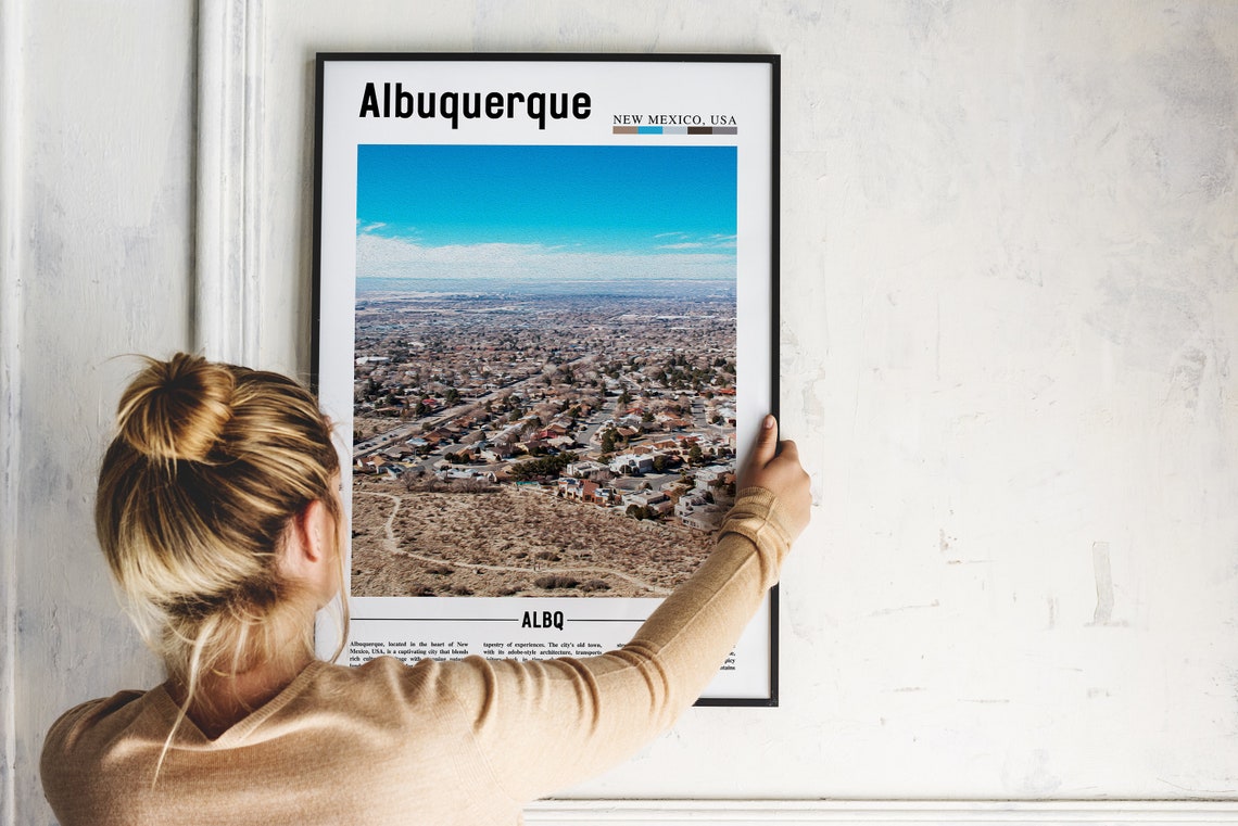 Albuquerque Poster Albuquerque Print Albuquerque Wall Art United States Photo United States Poster United States Print - Image 5