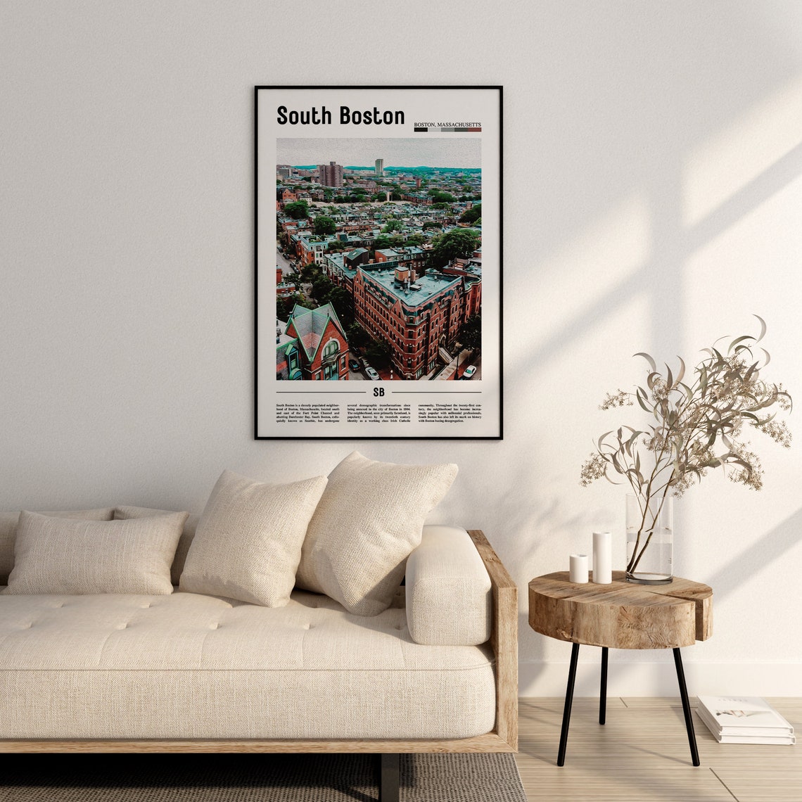 South Boston Poster South Boston Print South Boston Wall Art United States Photo United States Poster United States Print - Image 2