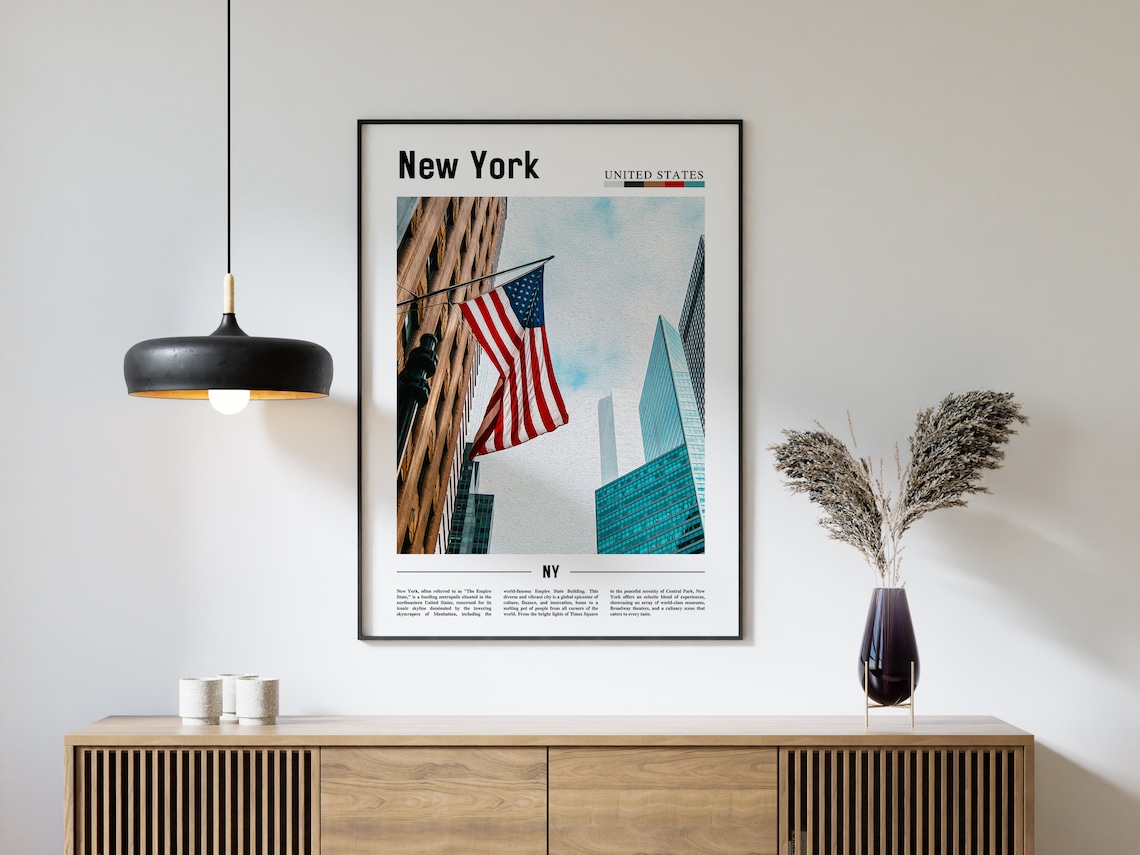 New York Travel Poster, NYC Wall Art Print - Image 4