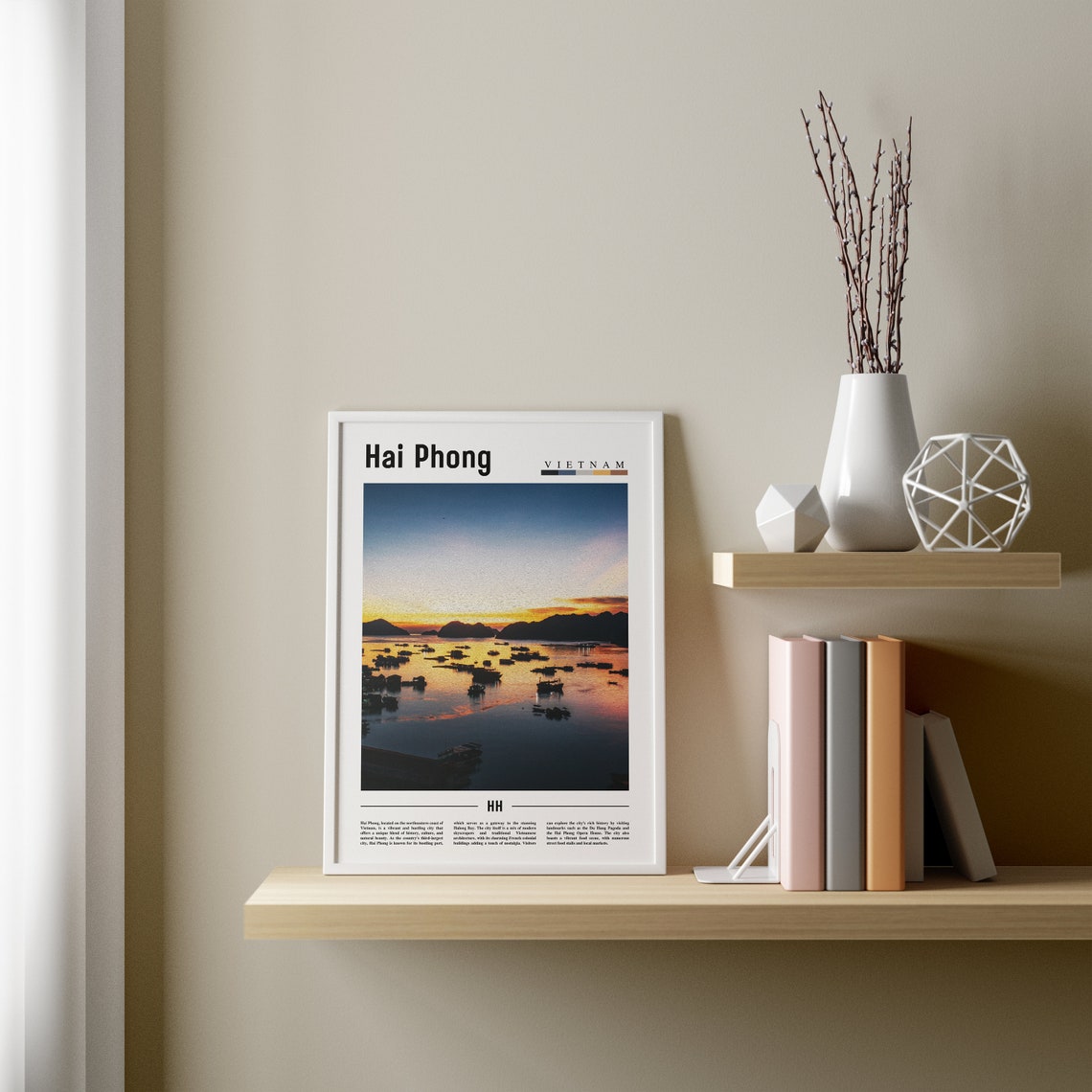 Hai Phong Poster Hai Phong Print Hai Phong Wall Art Asia Print Asia Poster Asia Photo Minimal Travel Poster - Image 3