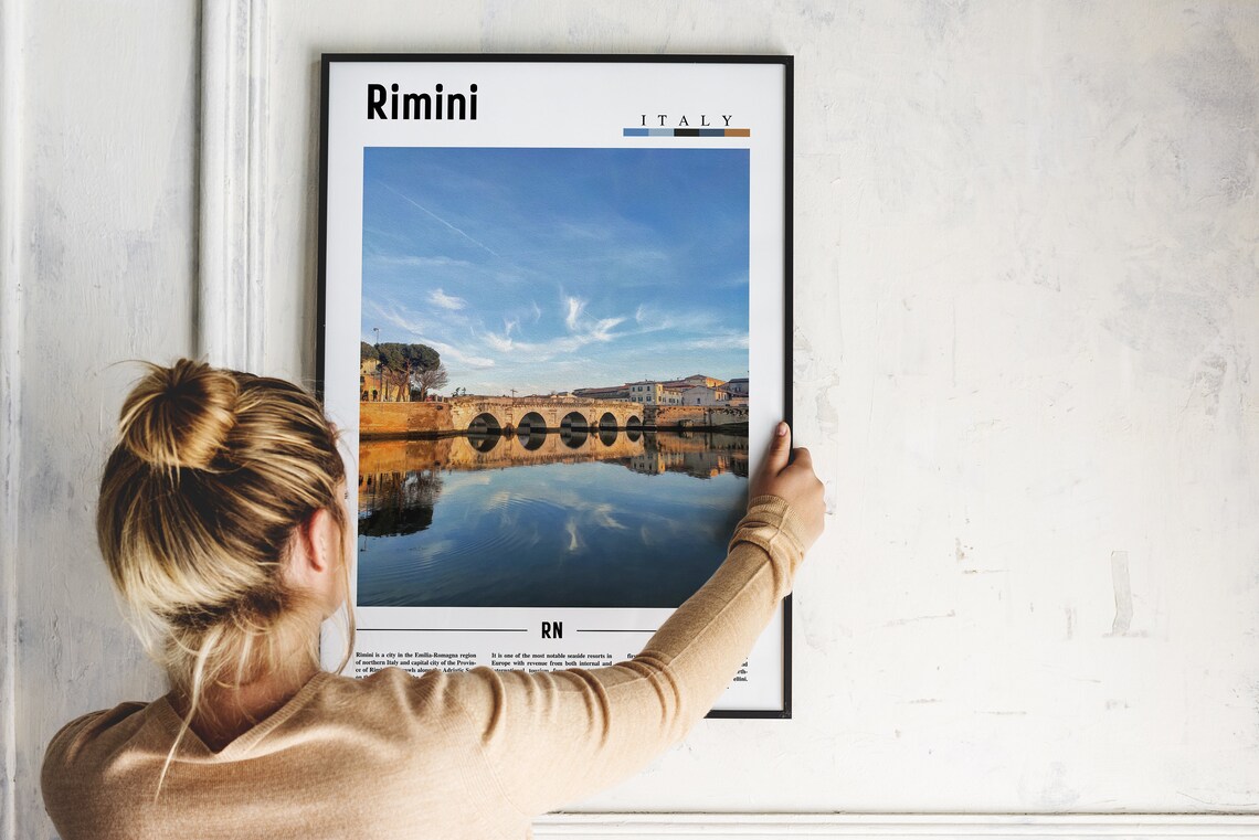 Rimini Minimal Travel Poster, City Destination - Image 4