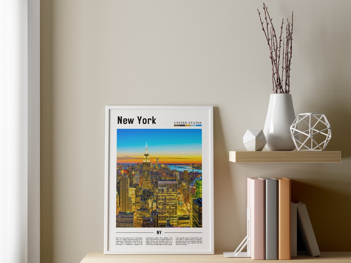 New York Poster New York Print New York Wall Art Ny Photo Ny Poster Ny Print New York Photo Travel Poster - Image 3
