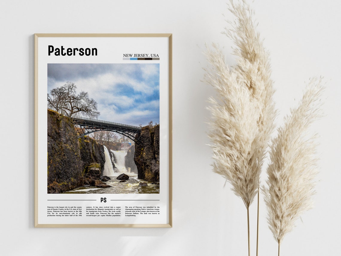 Paterson Poster Paterson Print Paterson Wall Art United States Photo United States Poster United States Print - Image 3