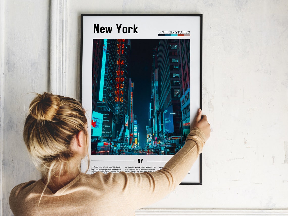 New York Travel Poster, New York Photo - Image 5