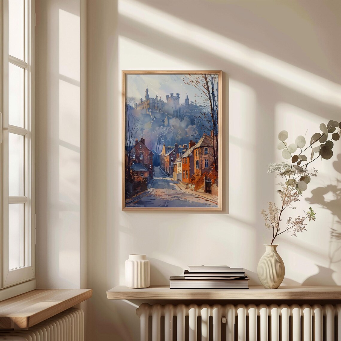 Durham Watercolor Travel Poster, Home Decor Print - Image 4
