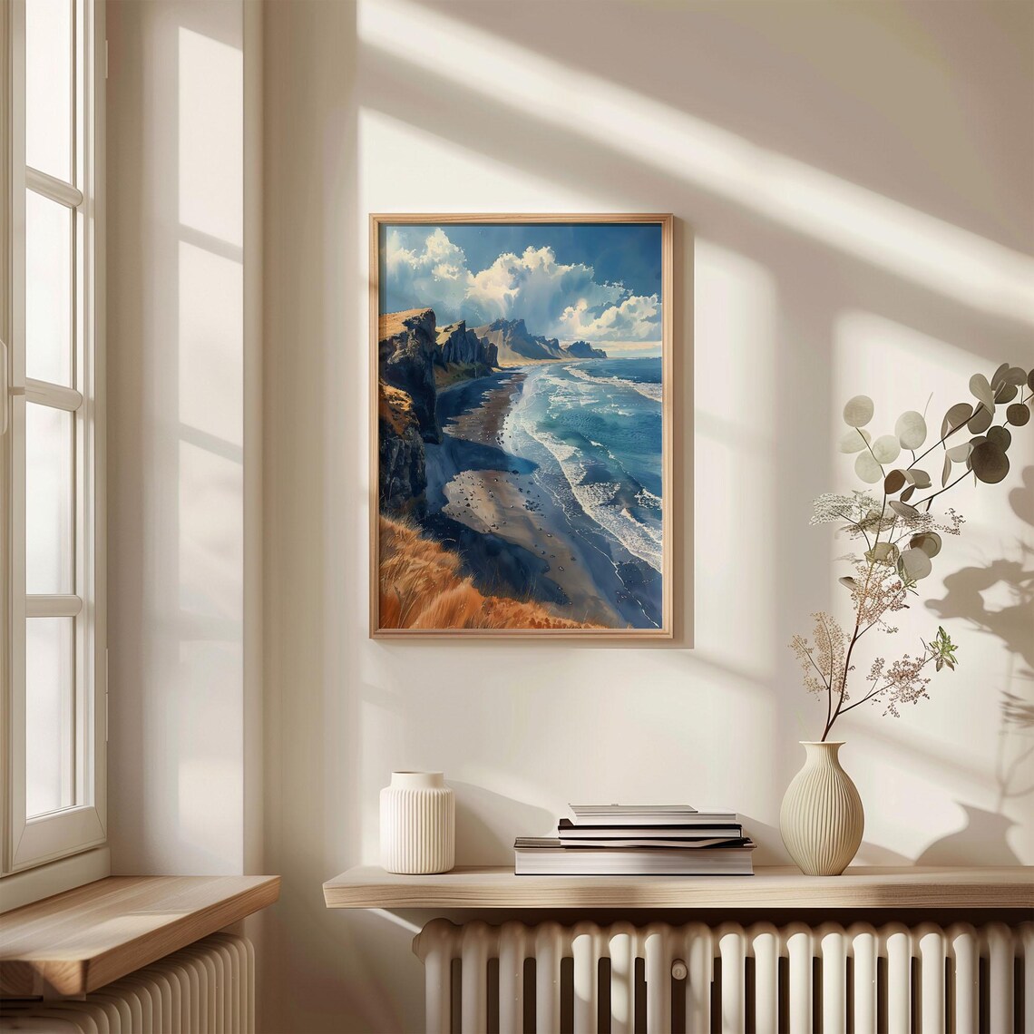 Iceland Watercolor Painting, Ingvellir National Park - Image 4