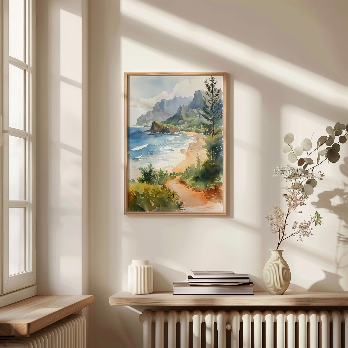 Kauai Watercolor Painting Hawaii Travel Poster - Image 4
