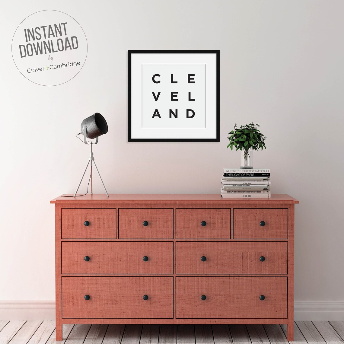 City Name Typography Gallery St Louis Los Angeles Kansas City Print - Image 4