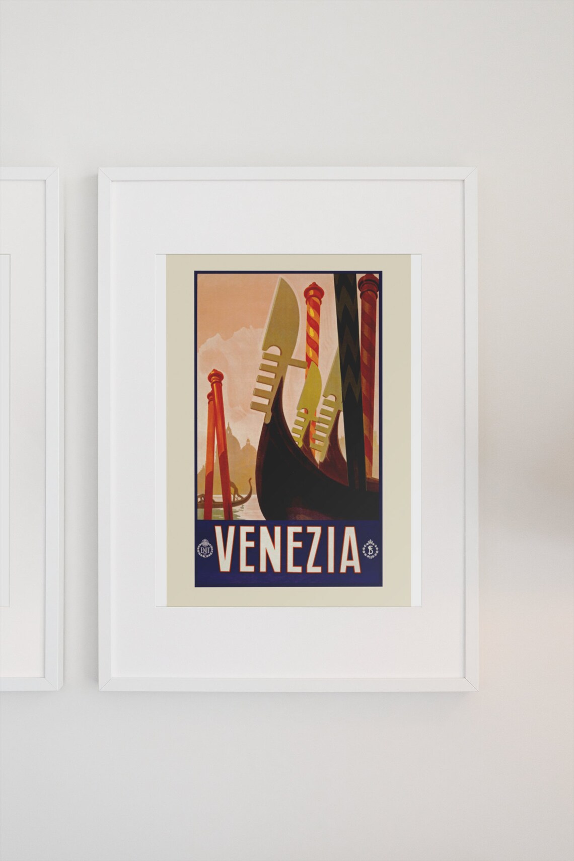 1920s Venice Italy Vintage Travel Poster Art Print - Image 3