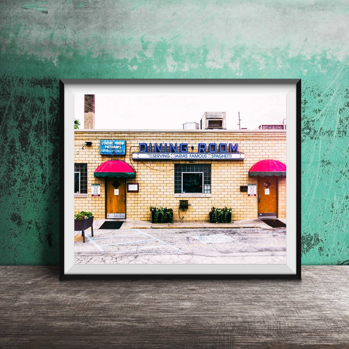 Iaria's Famous Spaghetti Indianapolis Dining Room Sign Poster
