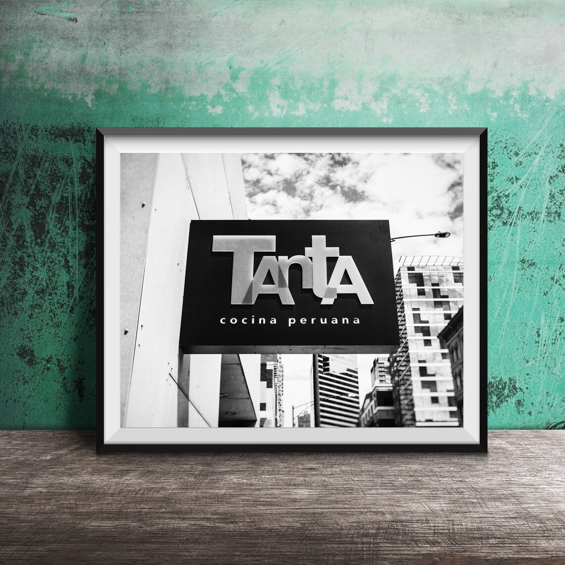 Tanta Peruvian Restaurant Chicago River North Sign Photo Poster - Image 2