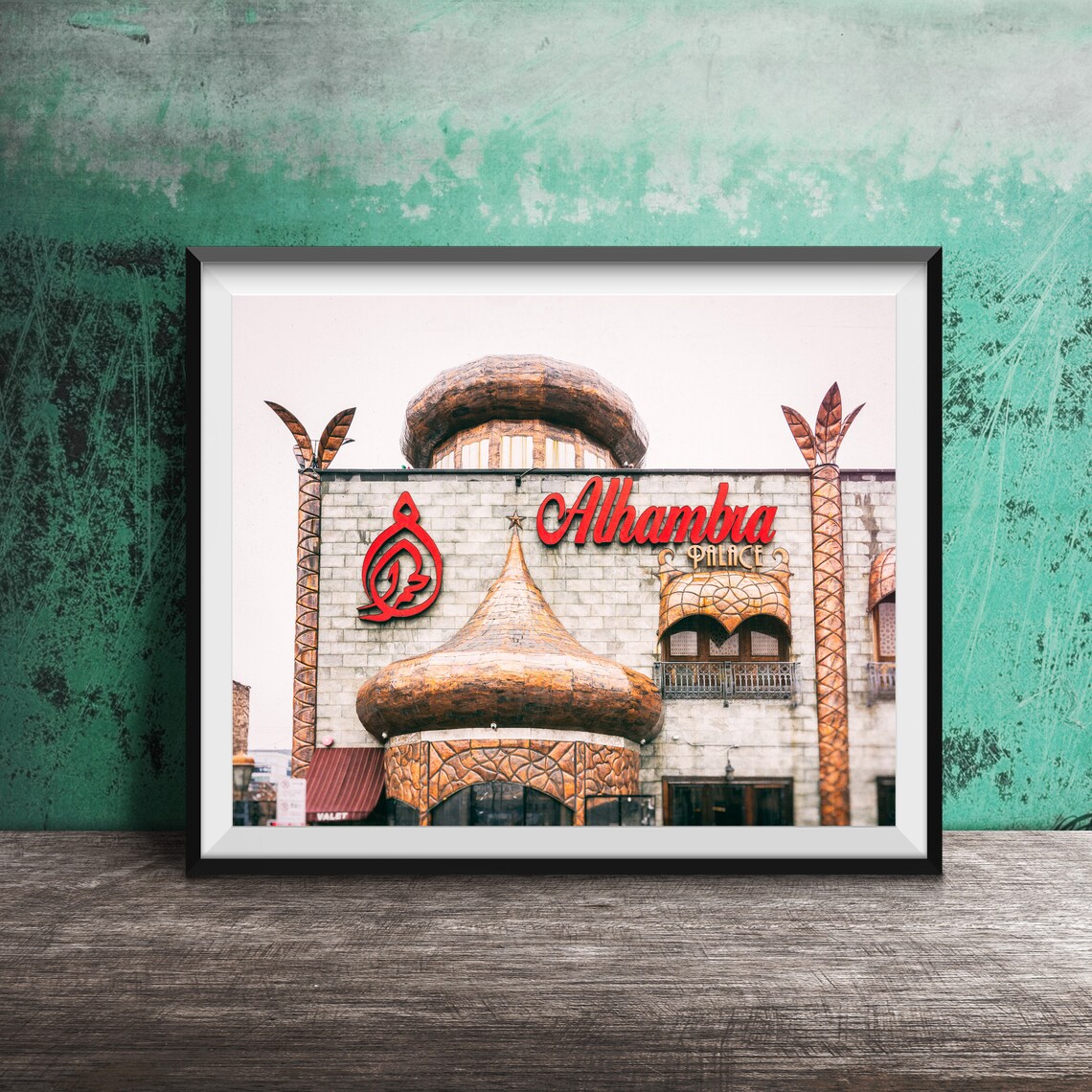 Alhambra Palace Moorish Dome Chicago Building Photography Poster