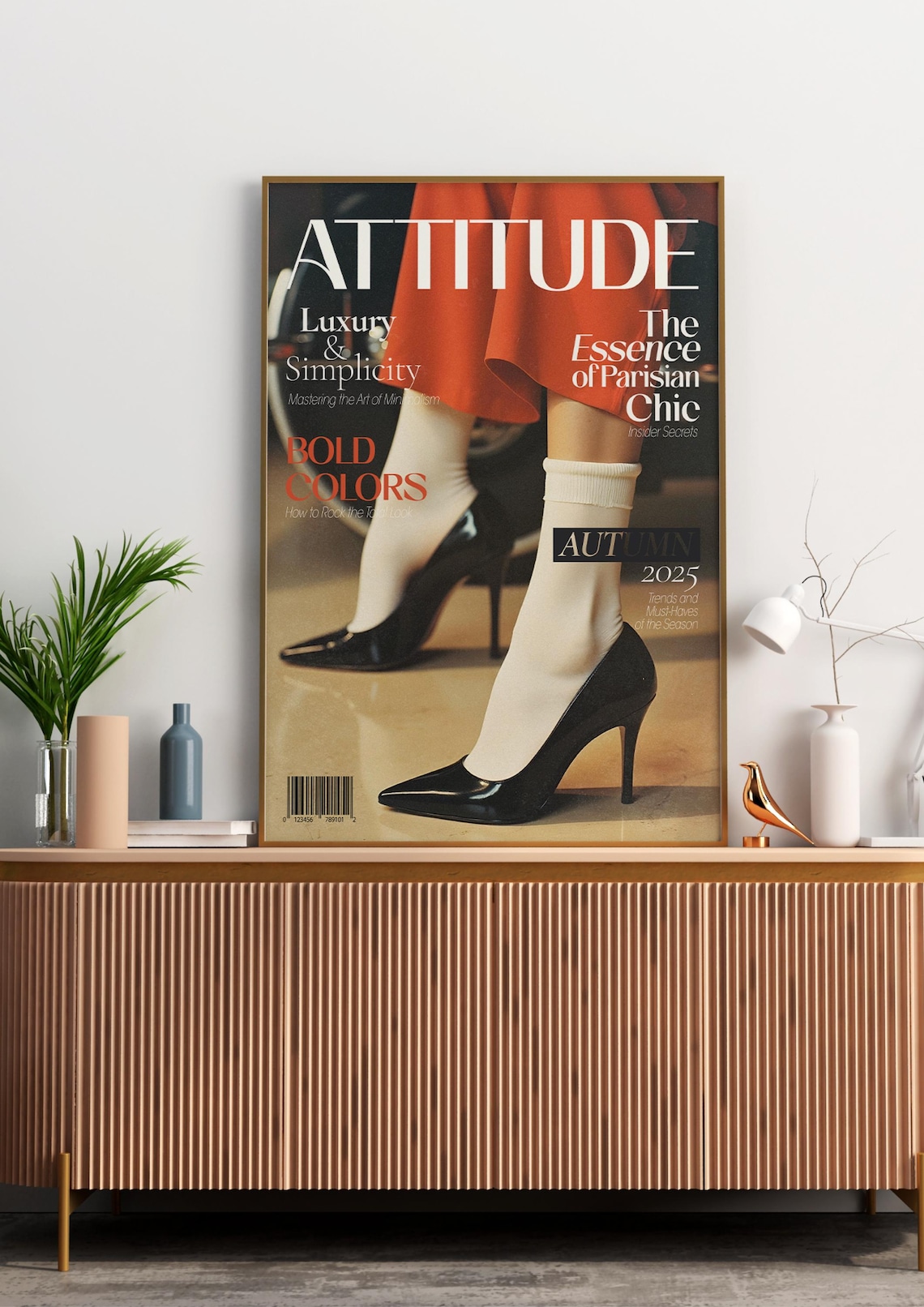 Attitude Minimalist Poster, Bold Typography - Image 2