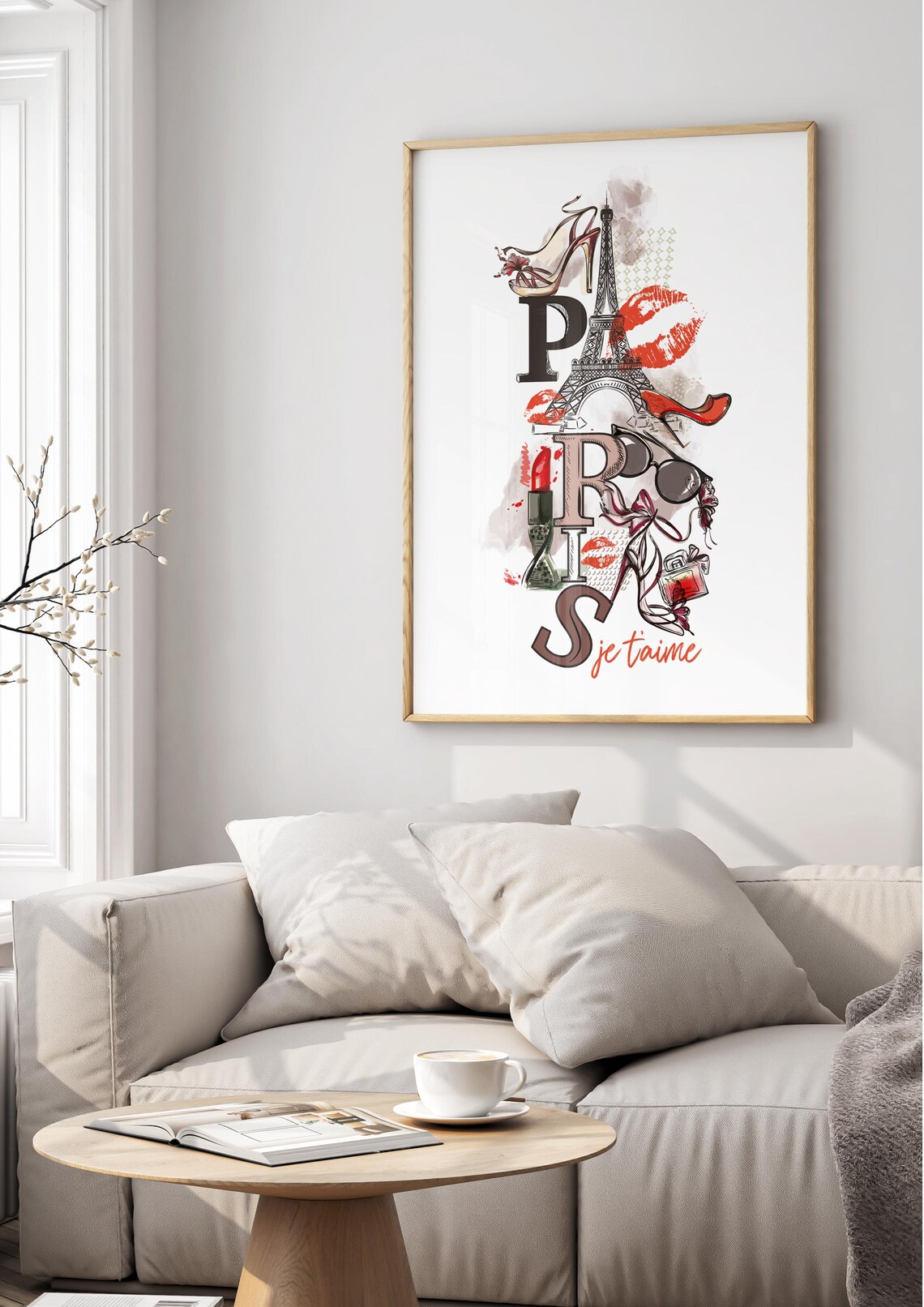 Paris I Love You Minimalist Travel Poster - Image 3