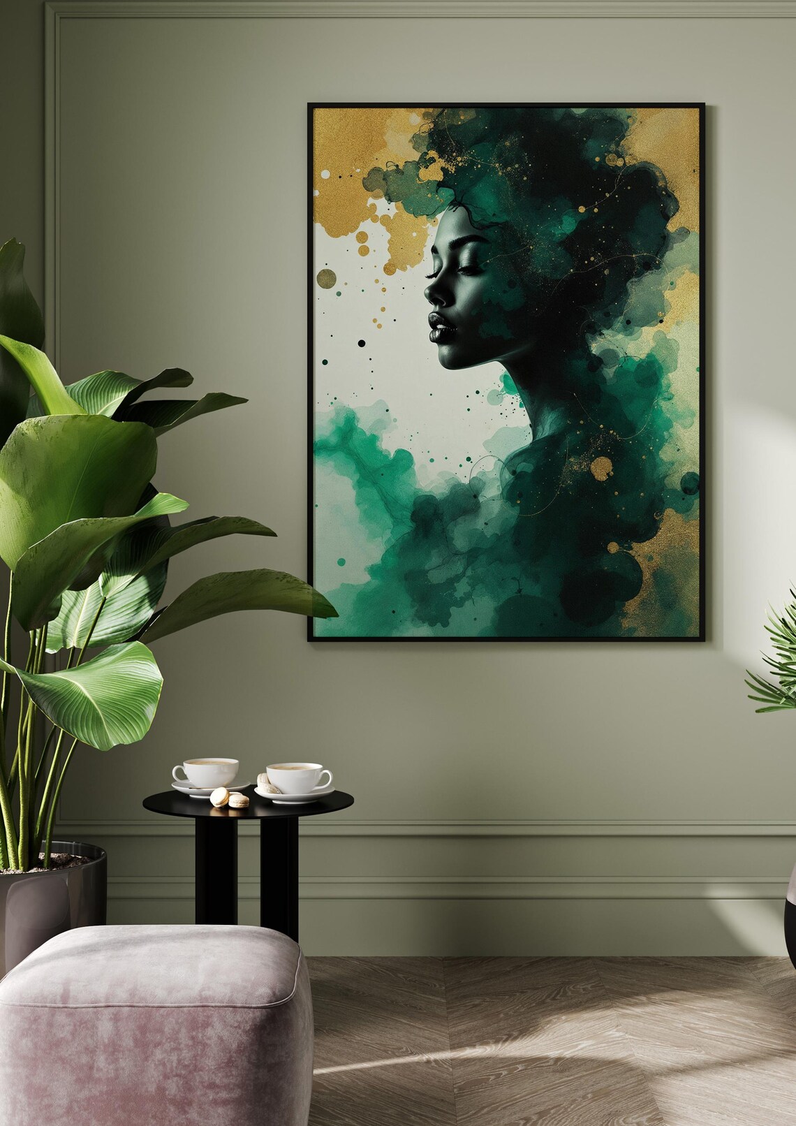 Abstract Portrait, Minimalist Face Emerging - Image 3