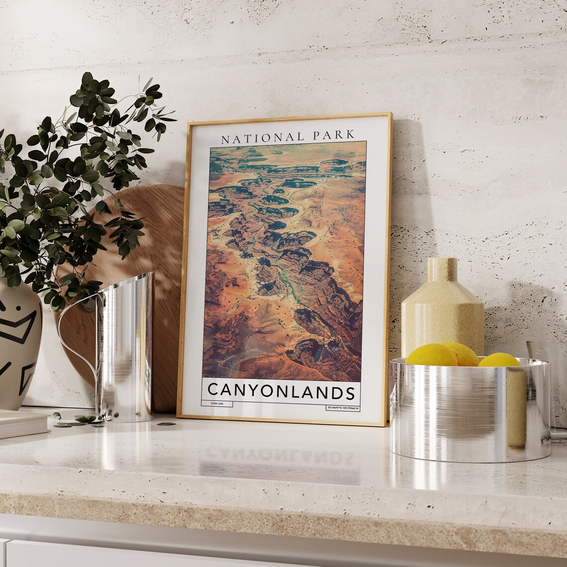 Canyonlands National Park Travel Print Canyonlands Utah Print Canyonlands National Park Canyonlands Park Poster Wall Art Print - Image 2