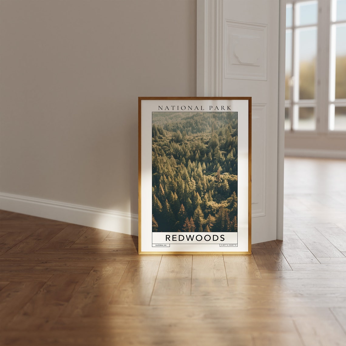 Redwood National Park Travel Print Redwoods California Travel Poster Redwood Park Gift Redwoods Travel Print Redwoods National Park Art - Image 3