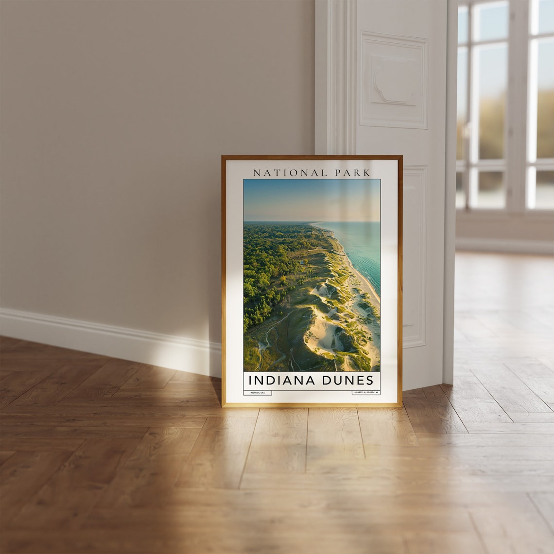 Indiana Dunes National Park Travel Print Indiana Dunes Travel Poster United States Print Travel Print National Park Wall Art - Image 3