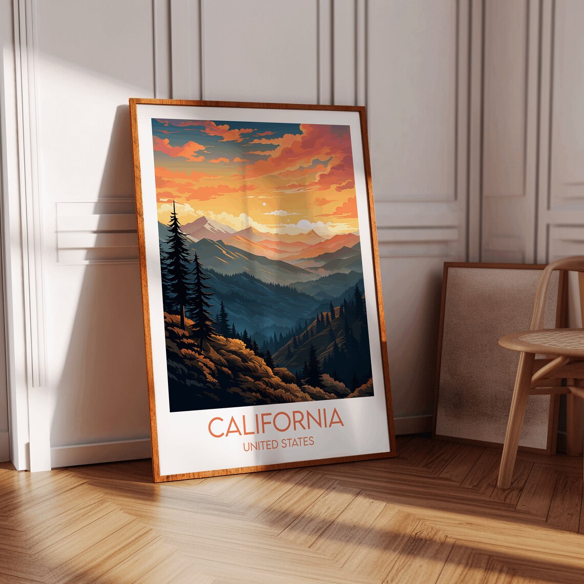 California Travel Print, United States Travel Poster - Image 3