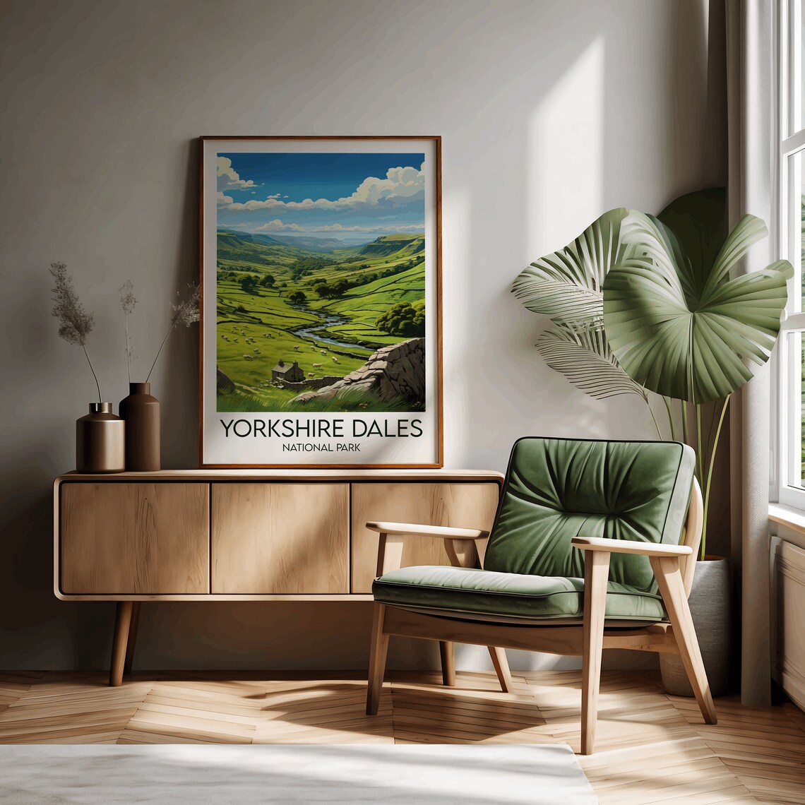 Yorkshire Dales National Park Wedding Gift Poster - Image 2