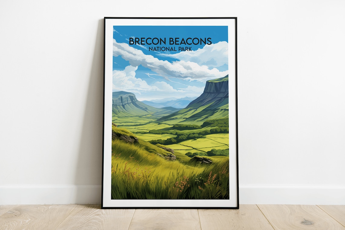 Brecon Beacons National Park Wedding Gift Poster