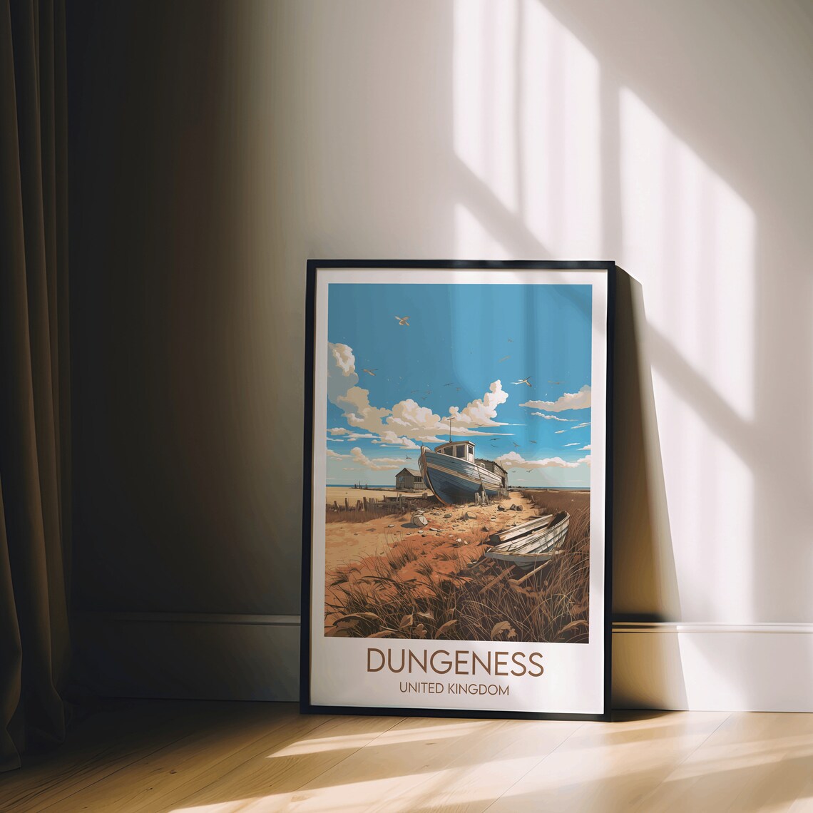 Dungeness Travel Poster, United Kingdom Place Print - Image 2