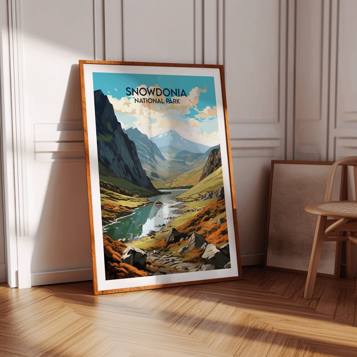 Snowdonia National Park Travel Poster, Wales - Image 4