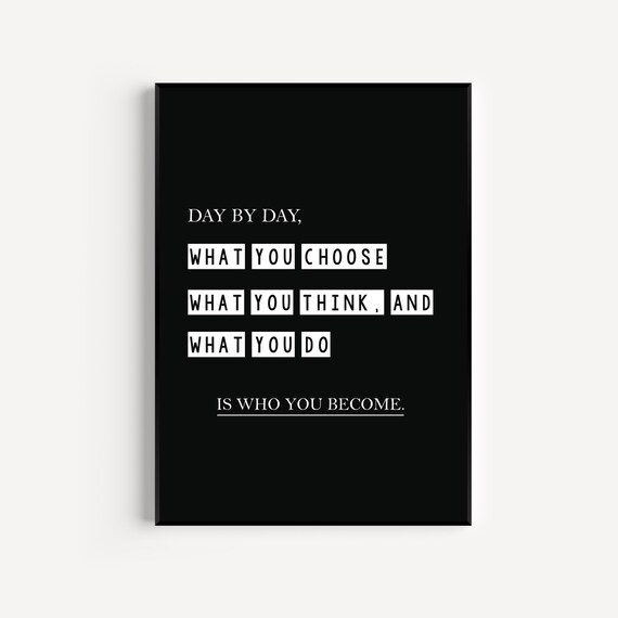 Motivational Quotes Office Wall Art Entrepreneur Boss Gift Gym Home Inspirational Decor